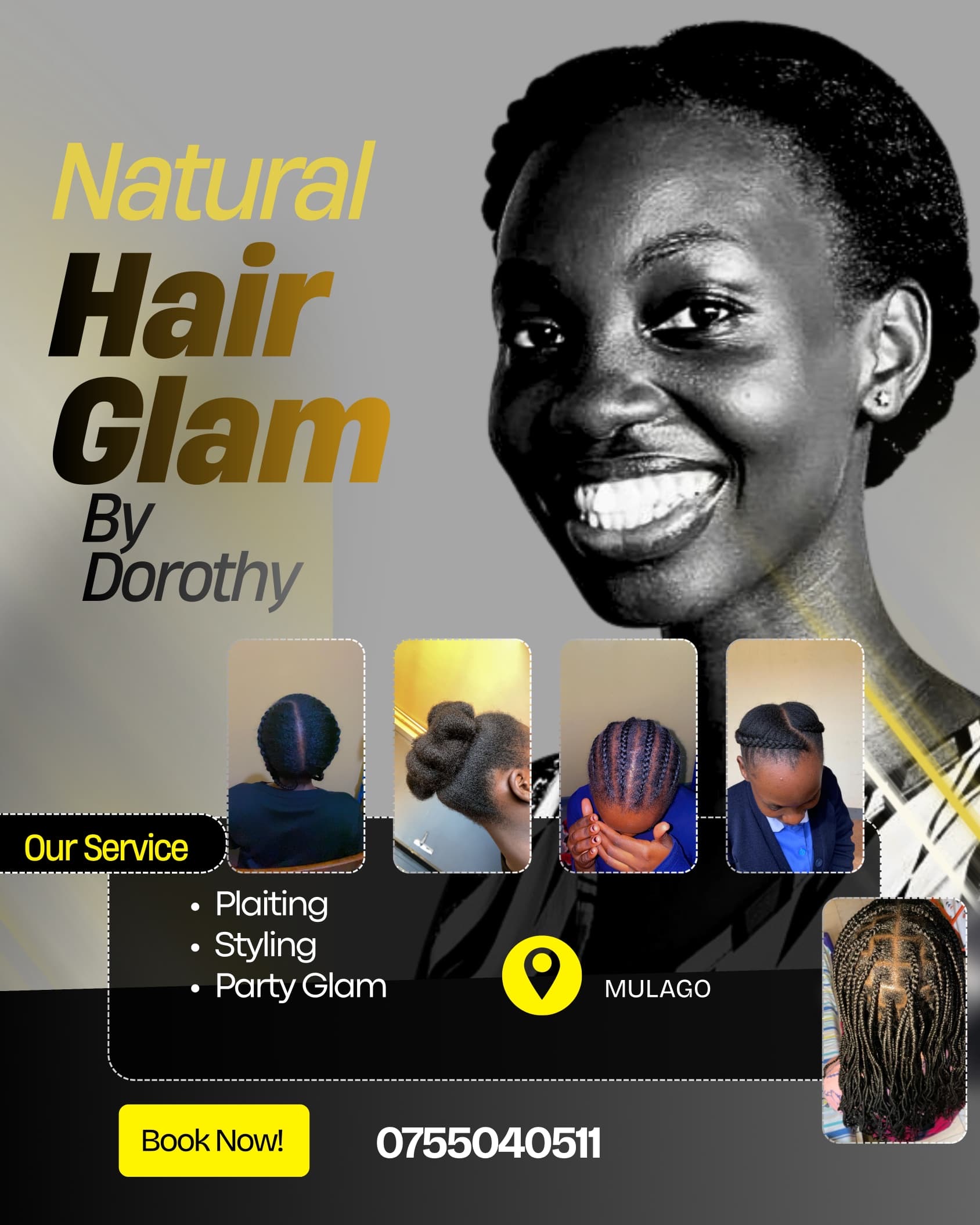 Natural Hair Glam