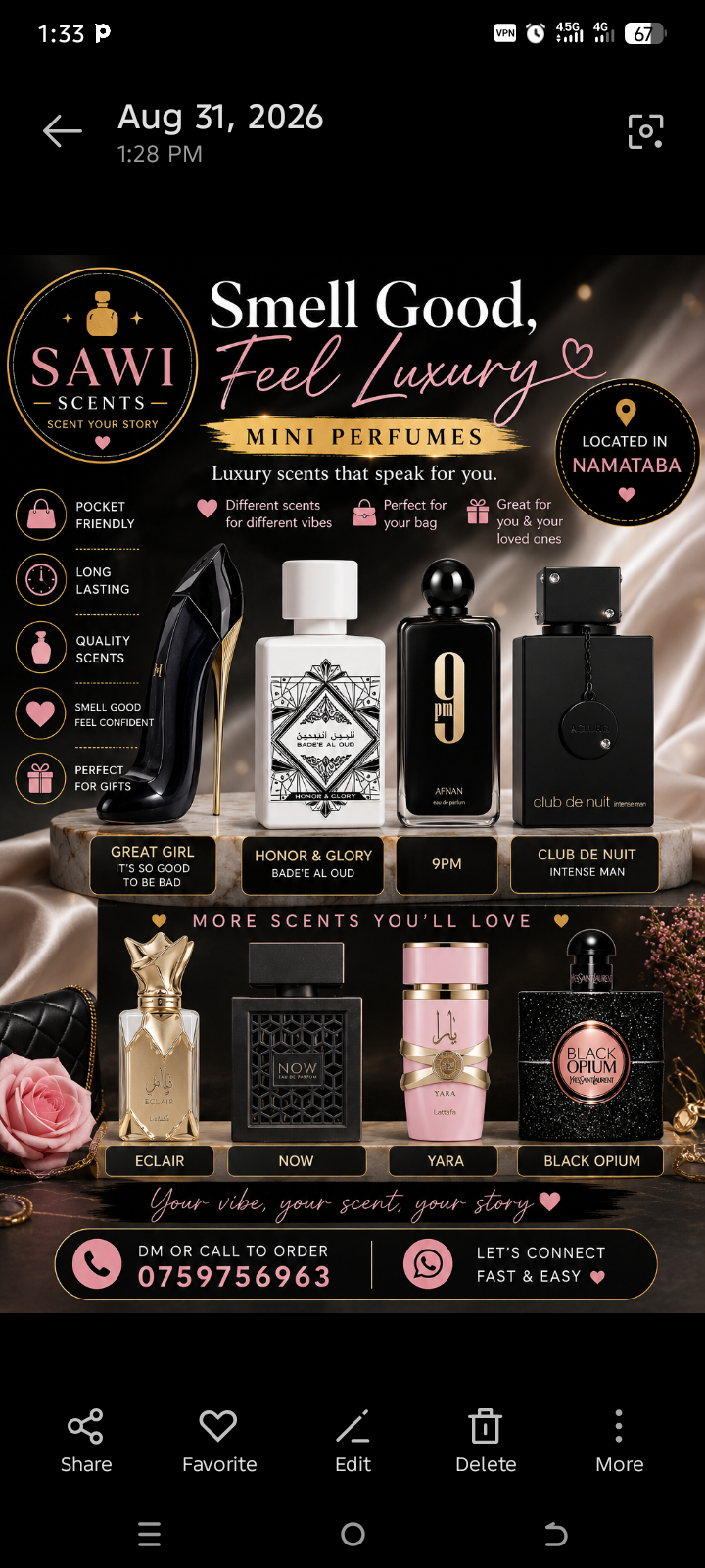SAWI SCENTS 