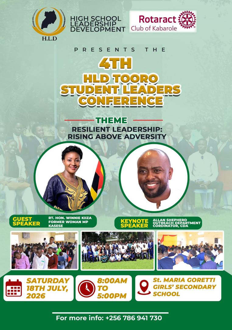 4TH HLD TOORO STUDENT LEADERS CONFERENCE 
