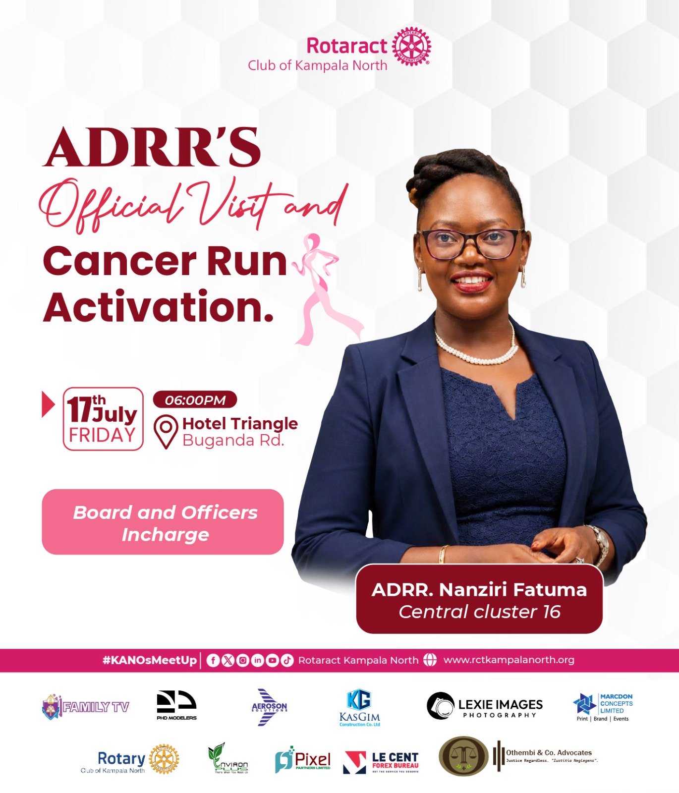 ADRR'S OFFICIAL VISIT AND CANCER RUN ACTIVATION 