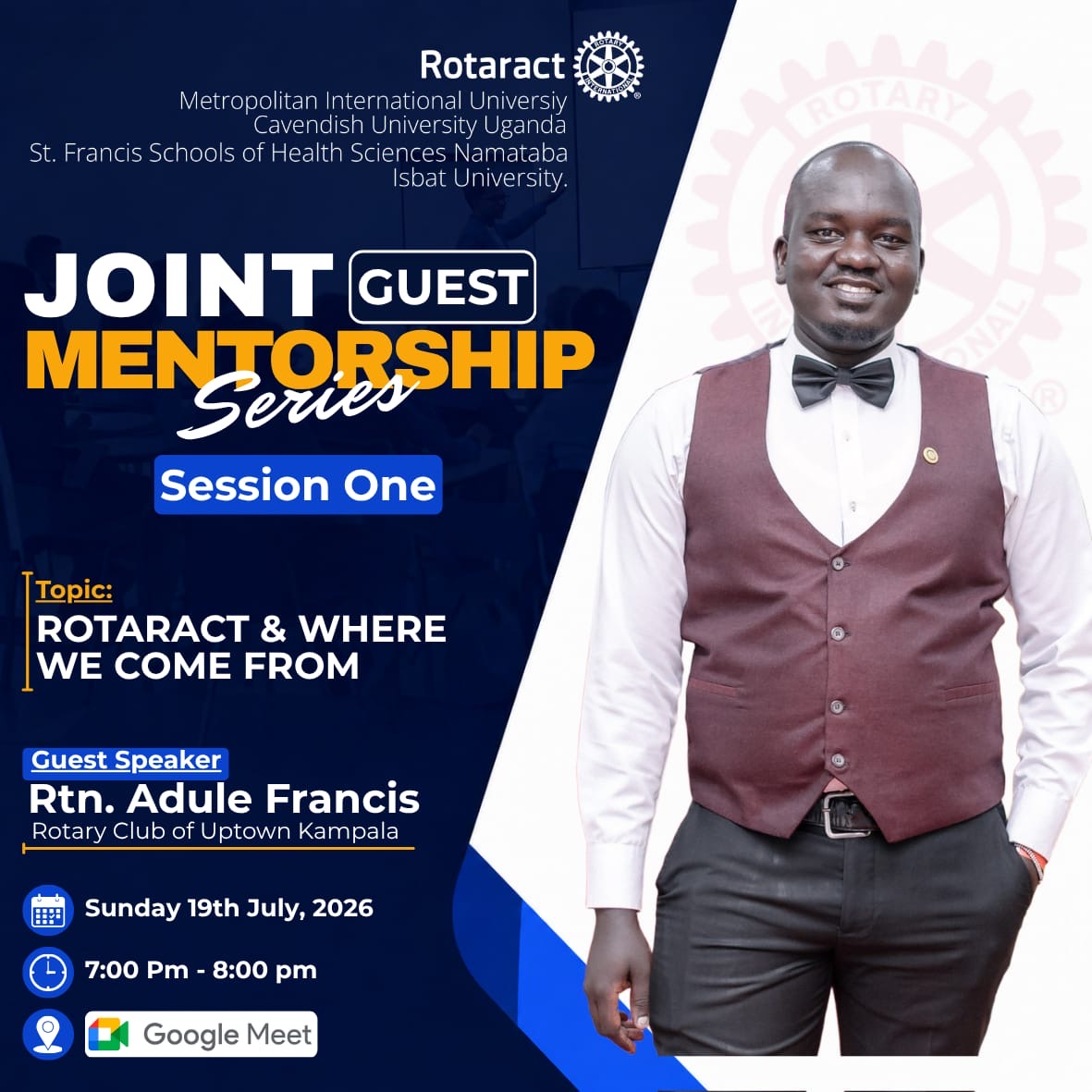 JOINT GUEST MENTORSHIP SESSION ONE