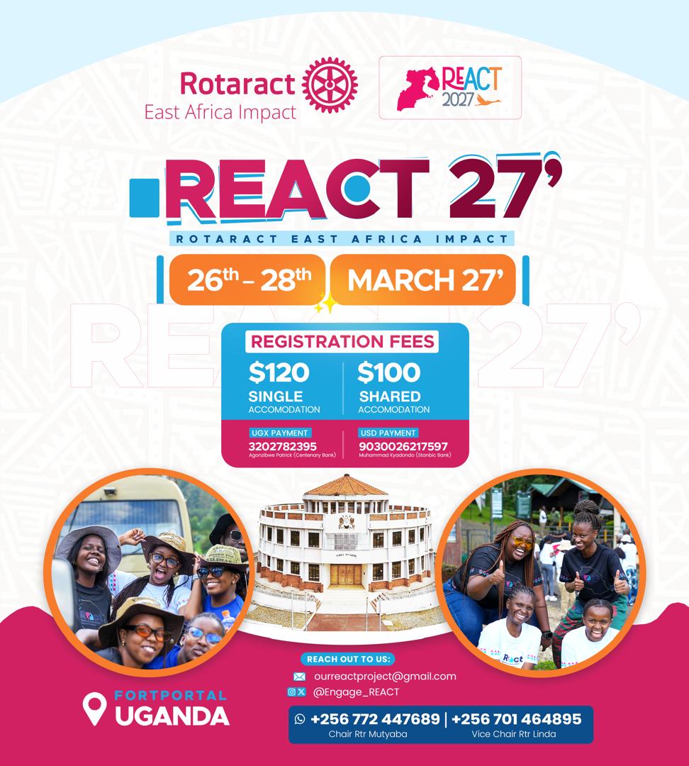 REACT 27  (ROTARACT EAST AFRICA IMPACT)