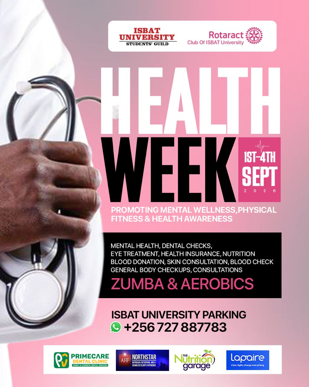 Health Week at ISBAT University 
