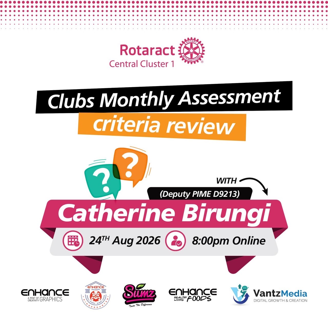 Club monthly assessment fellowship 